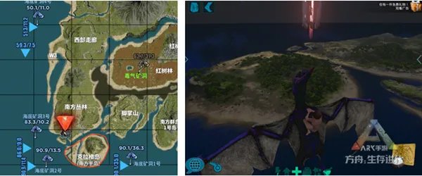 《方舟:生存进化》Tips第二期:地图盘点