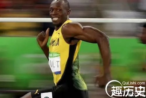 博尔特表情走红 脸上邪魅笑容跑向终点