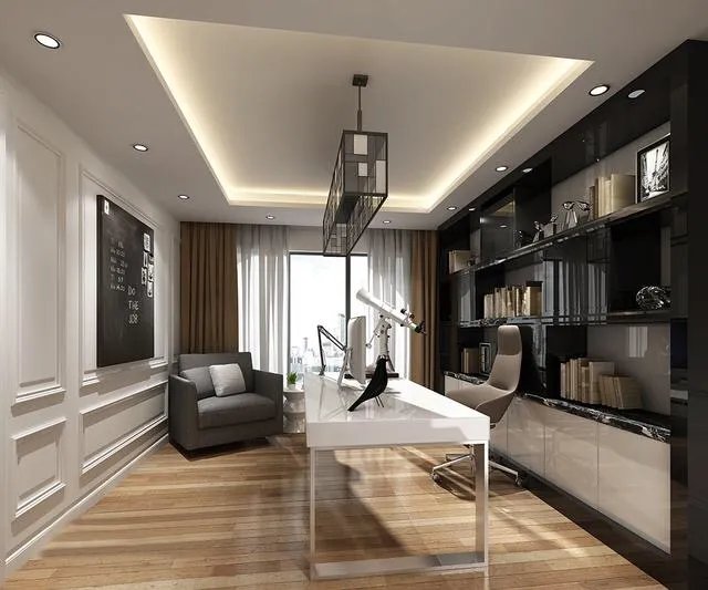 马云现代风格的工作办公室,居然比自家园林风豪宅还酷