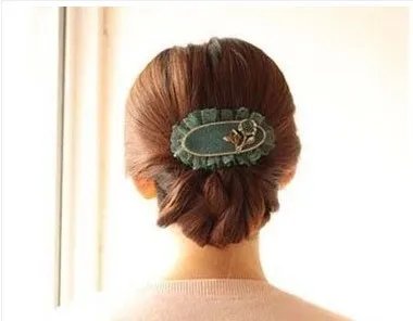 简单的韩式盘发步骤