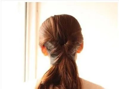 简单的韩式盘发步骤