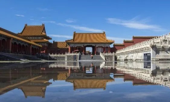 故宫雨后现天空之镜是怎么回事?