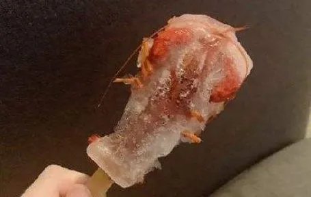 小龙虾棒冰在网络上走红，你认为味道会如何？