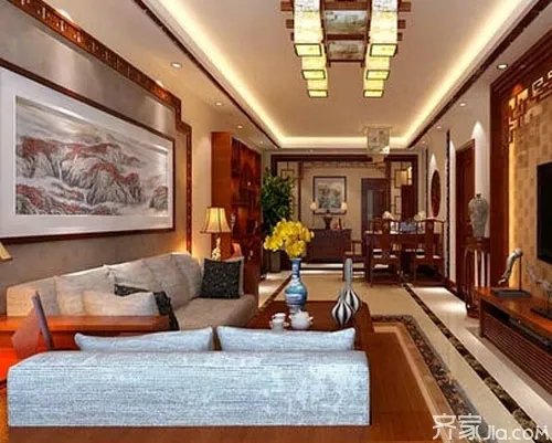 你装修我设计之客厅墙面展示柜