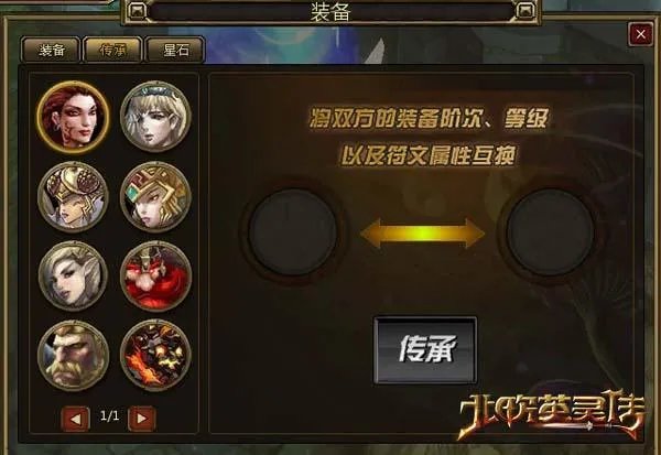 北欧英灵传——装备传承