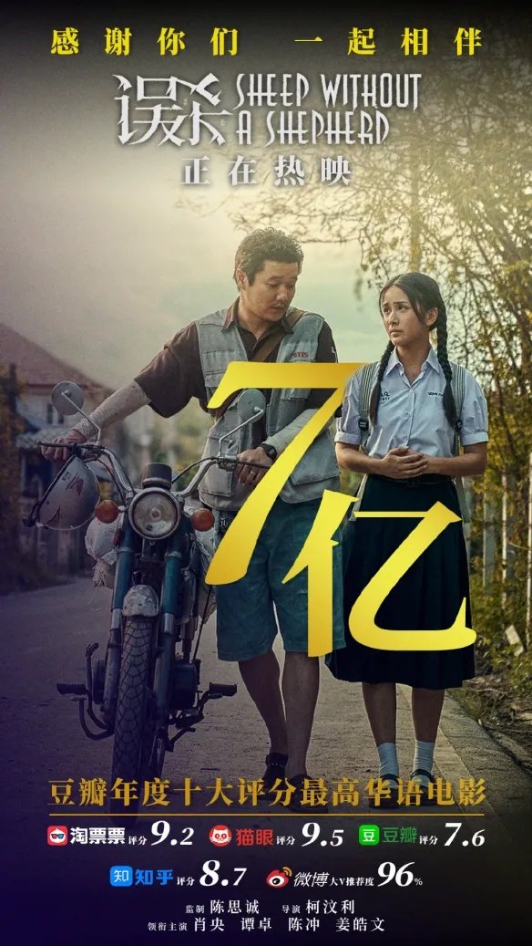 黑马电影《误杀》票房已破7亿  创12月新片最高票房