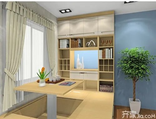 阳台柜这样设计很精致 你家有吗