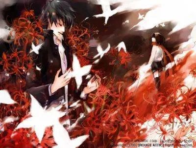 关于彼岸花的动漫图片