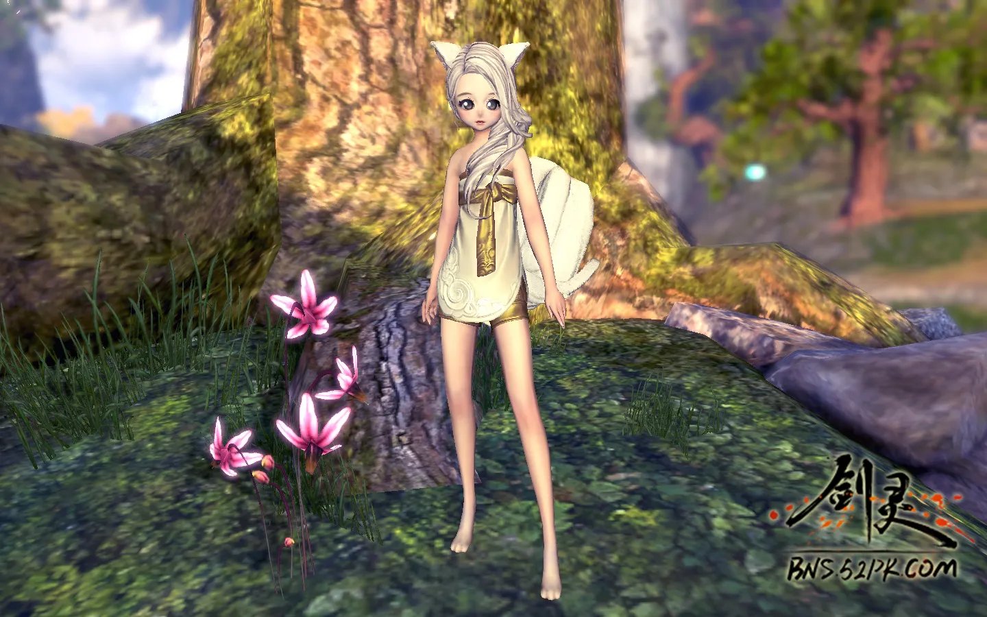 剑灵灵族女捏人数据 清新淡雅貌婉心娴