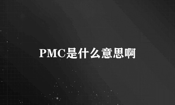 PMC是什么意思啊