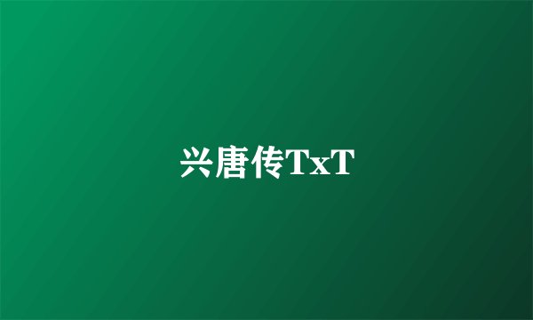 兴唐传TxT