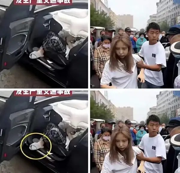 奥迪女司机闯红灯追尾致2死2伤,疑穿拖鞋驾车!司机行为违反了什么法律?