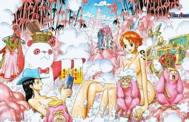 居然是J罩杯！《海贼王》娜美和罗宾胸围终泄露