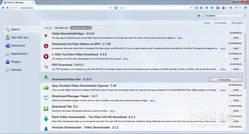 Firefox：如何添加下载插件
