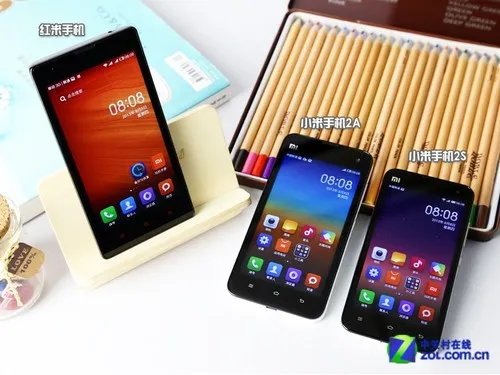 红米手机/小米手机2S/2A三机对比图赏