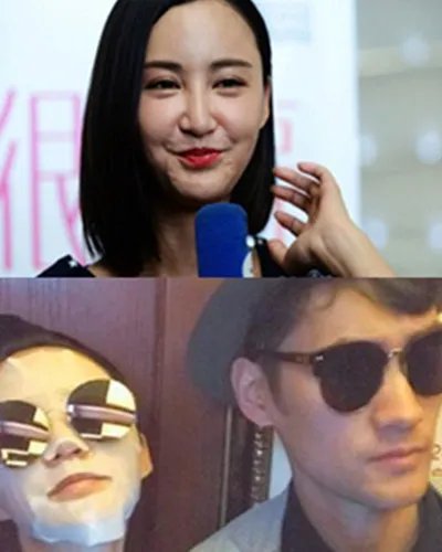 张歆艺获老公探班引围观 敷面膜戴墨镜被赞很有个性