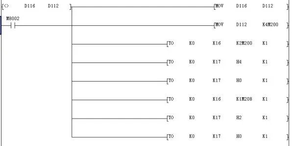 三菱plc模拟量编程实例