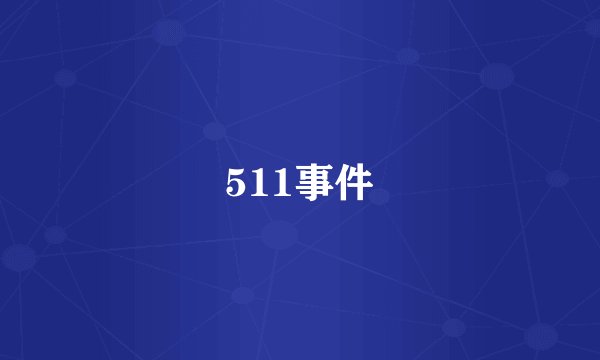 511事件