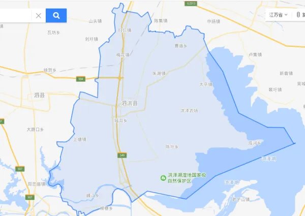 泗洪县有哪些镇