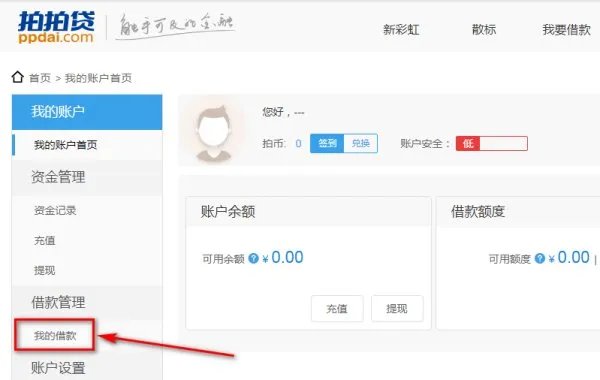 上海拍拍贷怎么进入官网还款