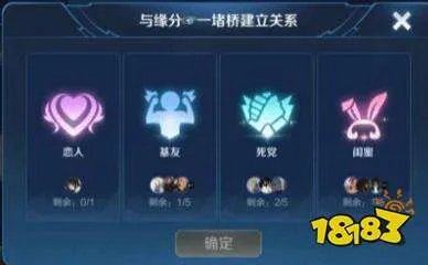 王者荣耀亲密度等级表分享