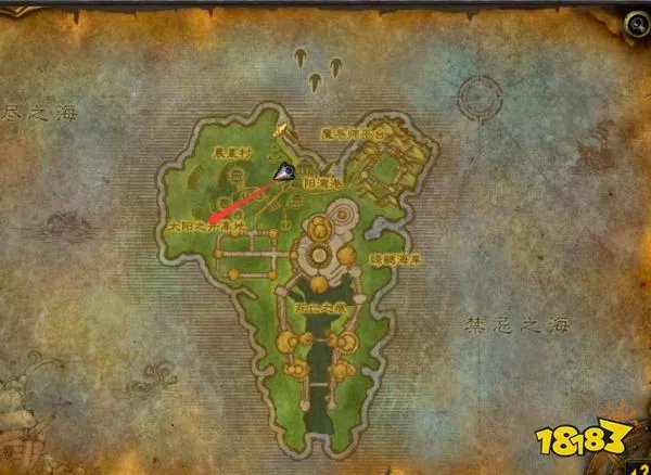 魔兽世界太阳井高地怎么去 太阳井高地到达方法