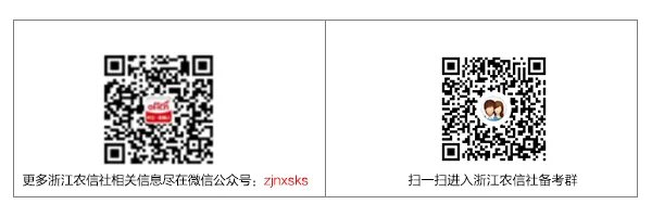 浙江农村信用社招聘【统考】：2018瓯海农商银行招聘笔试通知