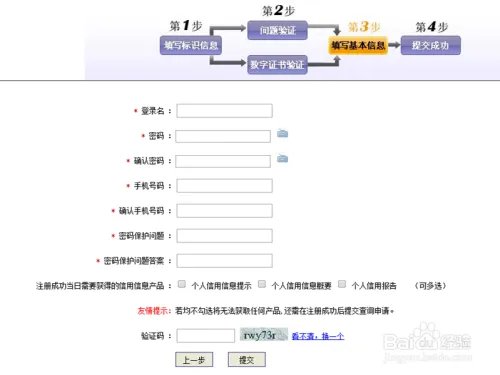 网上怎么查询个人征信系统报告