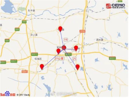 山东哪里发生地震了？