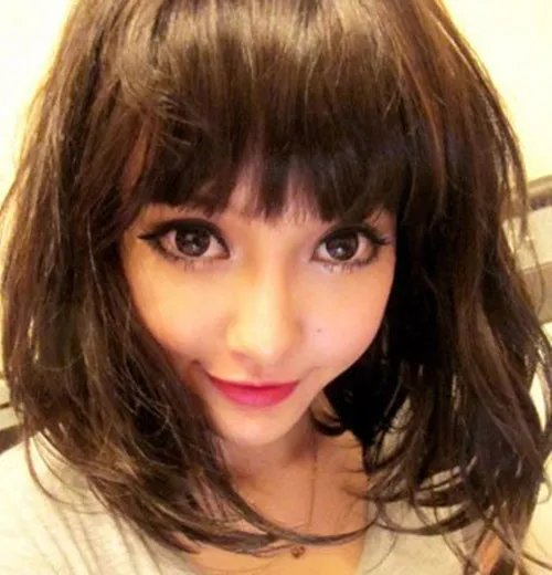 方脸新娘发型图片2017  方脸适合什么新娘发型