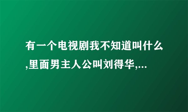 有一个电视剧我不知道叫什么,里面男主人公叫刘得华,谁知道?
