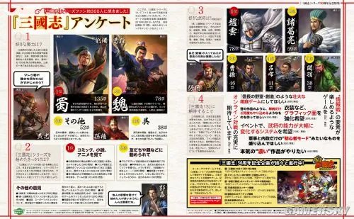 《三国志13》最新情报公布 百花缭乱英雄连续剧