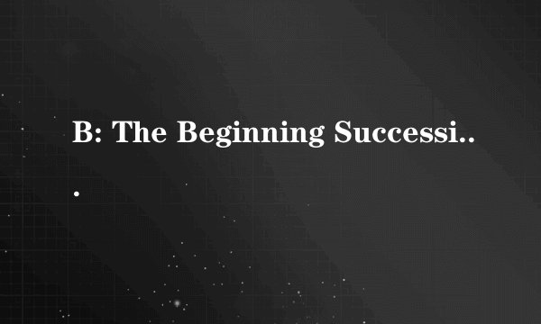 B: The Beginning Succession的芝士百科