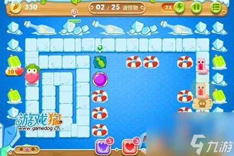 保卫萝卜2第35关攻略,保卫萝卜2第35关满分通关教程