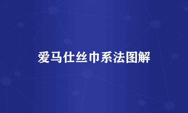 爱马仕丝巾系法图解