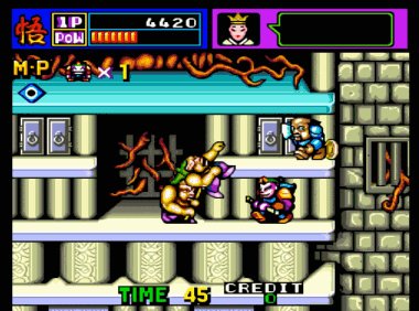 街机游戏 孙悟空过关