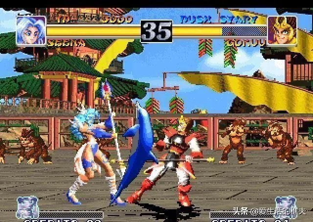 街机游戏 孙悟空过关