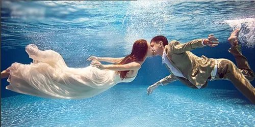 成都水下婚纱摄影多少钱  水下婚纱摄影怎么拍好看