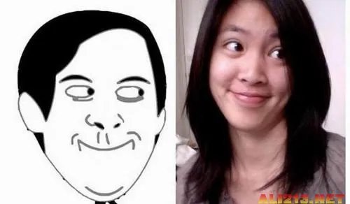 爆强表情帝!国内男女屌丝演绎真人版暴走漫画