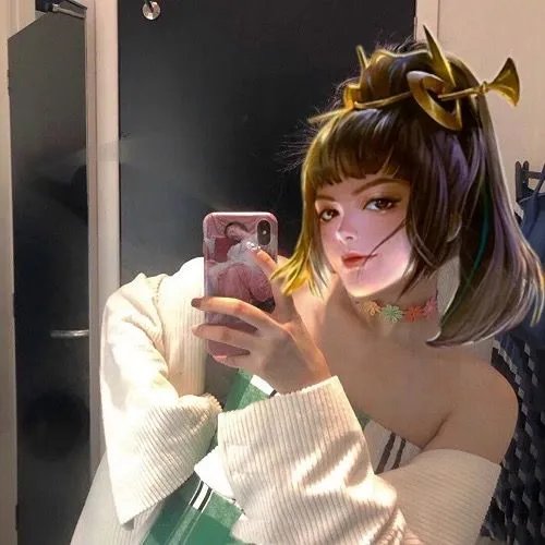 王者荣耀真人换头女生头像分享