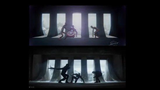 玩家用PS4《梦境》再现《美国队长3》经典场景 钢铁侠大战美队冬兵