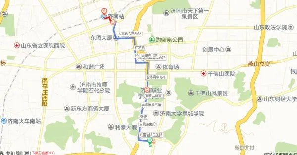 伟东新都二区到济南站怎么走