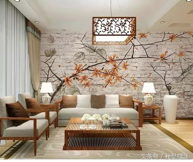 漂亮的手绘墙纸背景墙图集