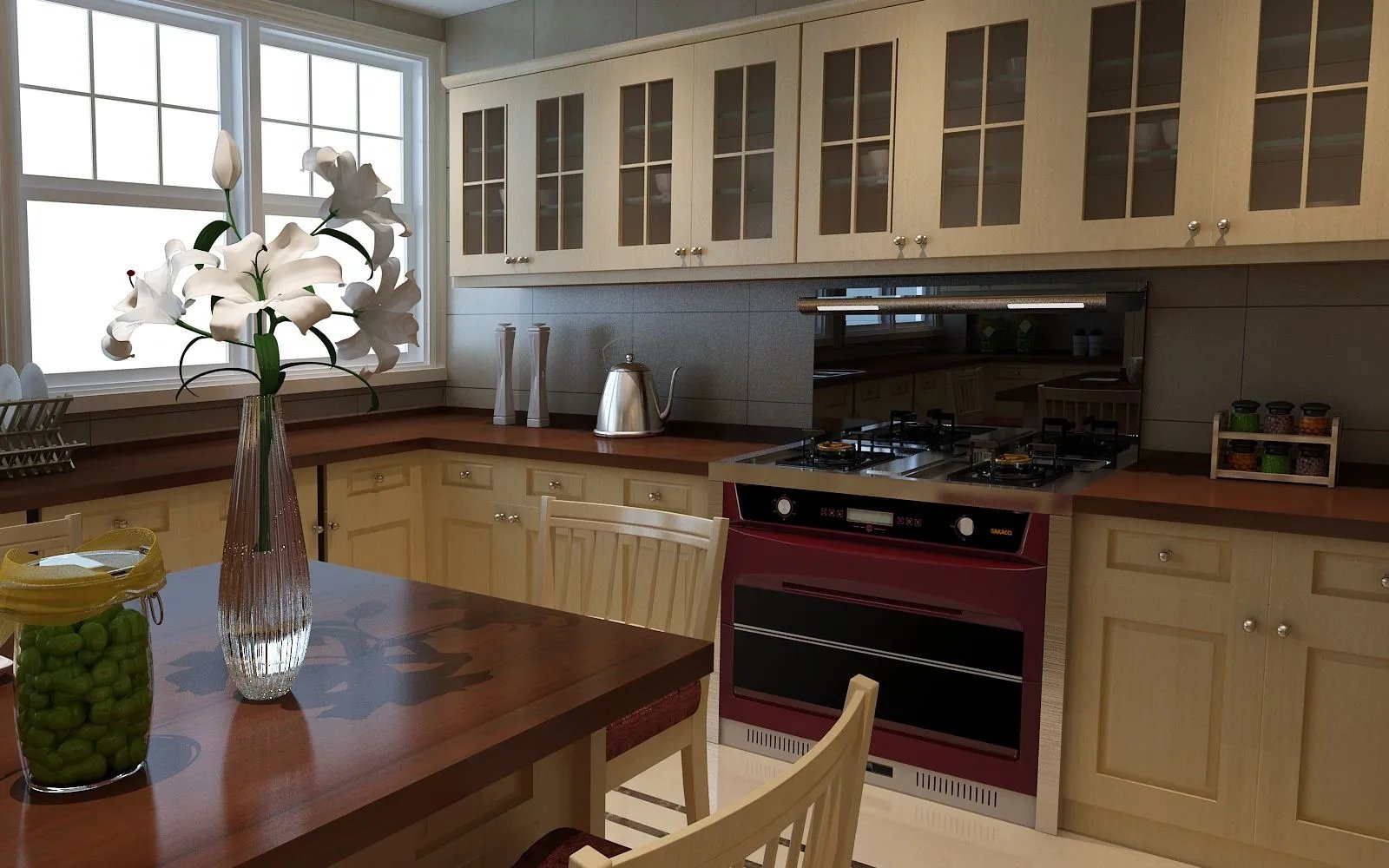 开放式厨房装修效果图 缔造绝美开放式厨房设计