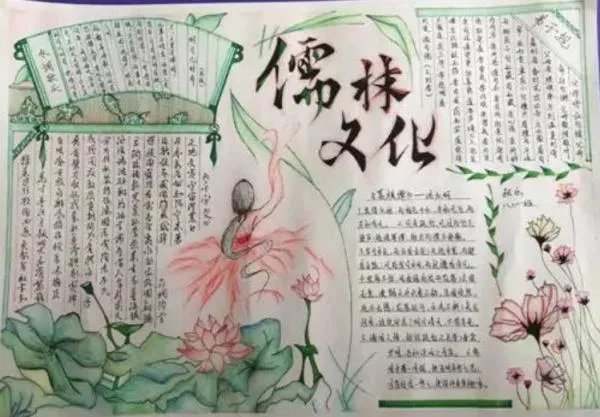 儒家经典手抄报