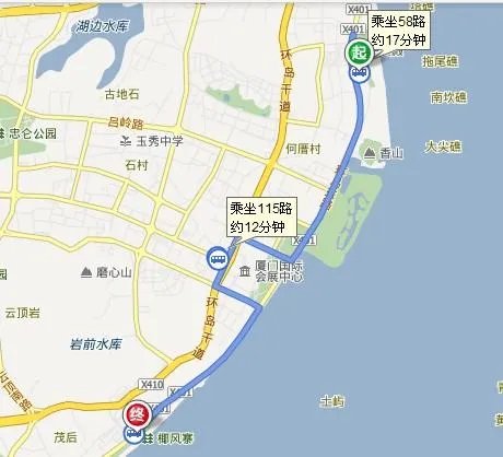 厦门，观音山海滩步行到椰风寨大概要多久？