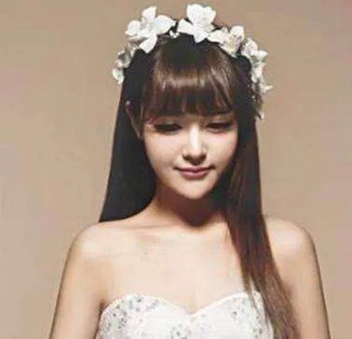 圆脸适合什么新娘发型图片  圆脸适合什么新娘造型