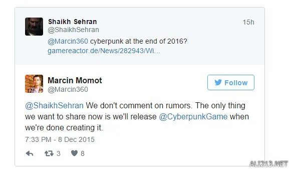 CDPR正式回应《赛博朋克2077》发售日期传闻！