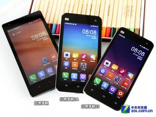 红米手机/小米手机2S/2A三机对比图赏
