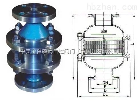 管道波纹阻火器的管道阻火器的型号